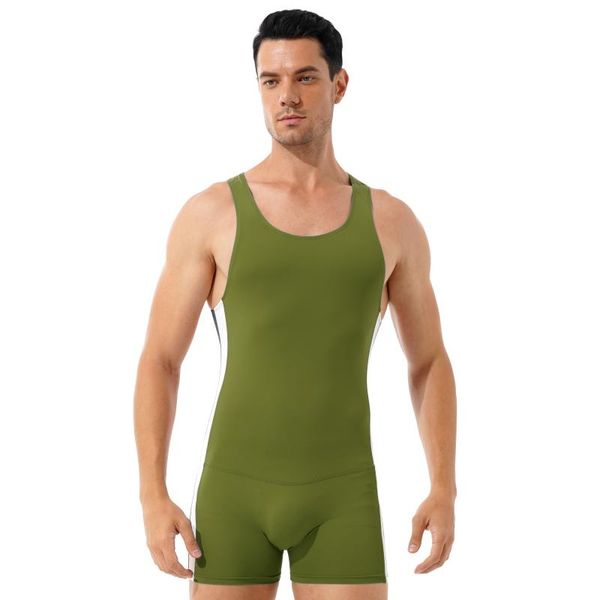 gym clothing mens stripe athletic wrestling skinny bodysuit sports undershirts stretchy leotard round neck sleeveless fitness oufit, White;black
gym clothing mens stripe athletic wrestling skinny bodysuit sports undershirts stretchy leotard round neck sleeveless fitness oufit, White;black
