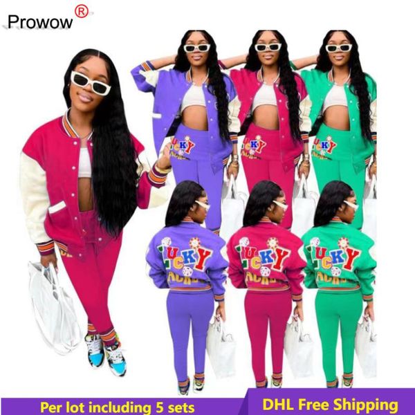 women's two piece pants prowow dhl women baseball uniform suits jacket sweatpants set outfits fall winter tracksuits print sweatsuits 6, White
women's two piece pants prowow dhl women baseball uniform suits jacket sweatpants set outfits fall winter tracksuits print sweatsuits 6, White