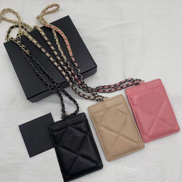 card holders women's genuine leather work document bag luxury design simple exquisite soft sheepskin holder thin 2021, Brown;gray
card holders women's genuine leather work document bag luxury design simple exquisite soft sheepskin holder thin 2021, Brown;gray