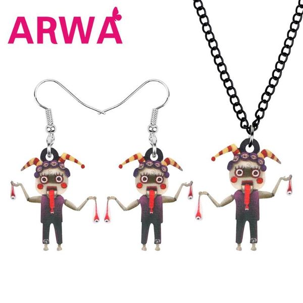 earrings & necklace arwa acrylic halloween cute clown jewelry sets print aesthetic for women girls kids fashion gift accessories, Silver
earrings & necklace arwa acrylic halloween cute clown jewelry sets print aesthetic for women girls kids fashion gift accessories, Silver