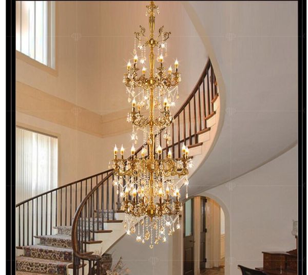 brass alloy luxurious european d80cm h235cm chandelier modern crystal / light lighting fixture ac 100% d chandeliers
brass alloy luxurious european d80cm h235cm chandelier modern crystal / light lighting fixture ac 100% d chandeliers
