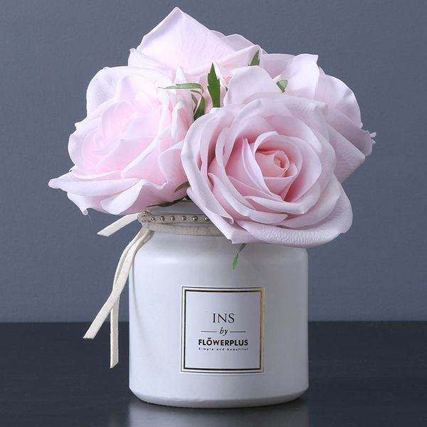 decorative flowers & wreaths simulation 5 heads roses bunch real touch flower home decoration wedding bouquet bride hand-holding fake
decorative flowers & wreaths simulation 5 heads roses bunch real touch flower home decoration wedding bouquet bride hand-holding fake
