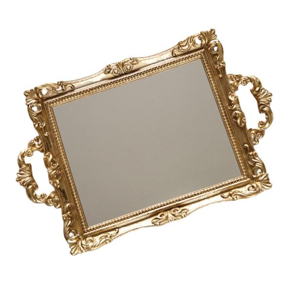 kitchen storage & organization 1pc vintage carved mirror tray wedding dessert table adornment (golden)
kitchen storage & organization 1pc vintage carved mirror tray wedding dessert table adornment (golden)
