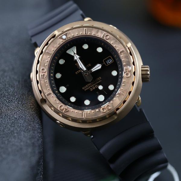 germany import tin bronze 300m dive watch japan nh35 auto mechanical watches tuna wristwatches, Slivery;brown
germany import tin bronze 300m dive watch japan nh35 auto mechanical watches tuna wristwatches, Slivery;brown