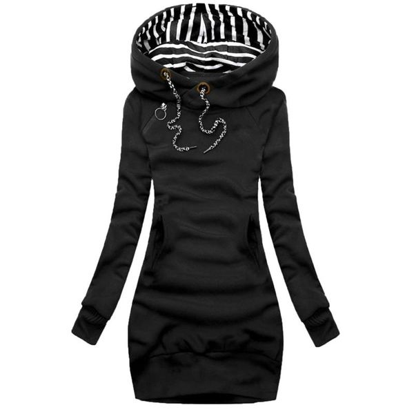stripe turtleneck oversize hoodie women fashion solid sweatshirt pocket hooded long sleeve winter clothes sudaderas mujer women's hood, Black
stripe turtleneck oversize hoodie women fashion solid sweatshirt pocket hooded long sleeve winter clothes sudaderas mujer women's hood, Black