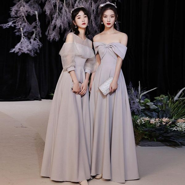 ethnic clothing fashionable gray bridesmaid dress autumn fairy temperament wedding girlfriends sisters group can usually wear simple, Red
ethnic clothing fashionable gray bridesmaid dress autumn fairy temperament wedding girlfriends sisters group can usually wear simple, Red