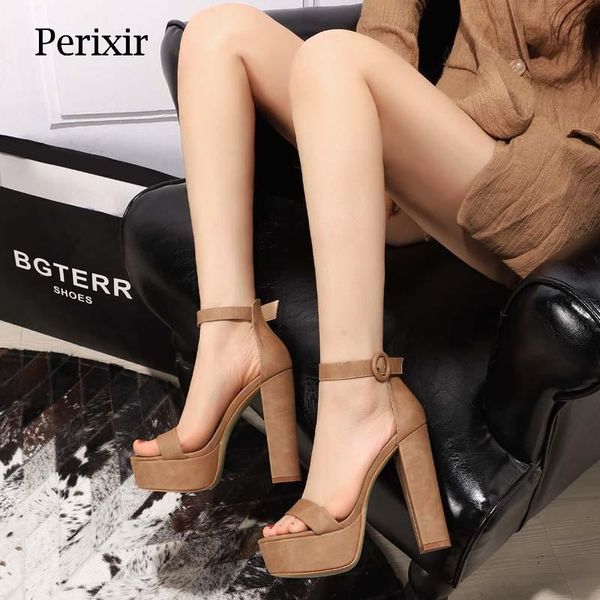 perixir design women sandals thick heel platform ankle buckle strap open round toe 2021 lady party shoes large size34-43, Black
perixir design women sandals thick heel platform ankle buckle strap open round toe 2021 lady party shoes large size34-43, Black