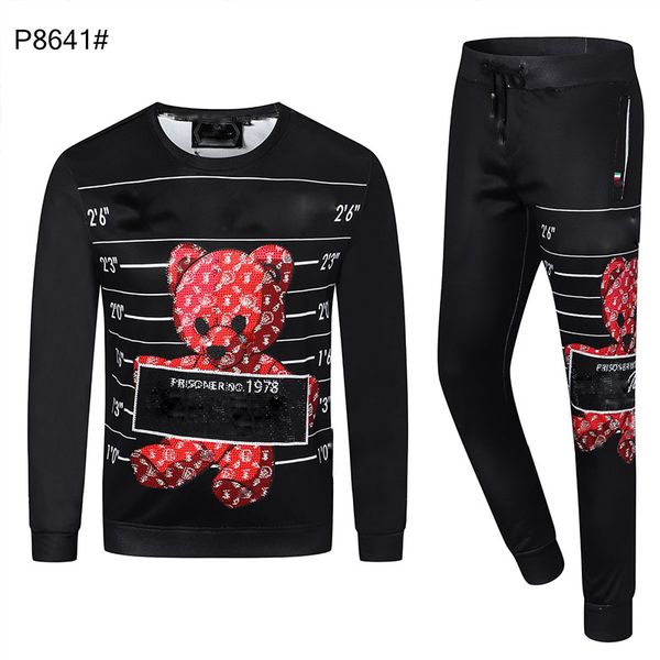 designer tracksuits mens crystal skull cardigan jacket pants piece sets casual hoodie punk sweatshirts print letter long sleeve training lux, Gray
designer tracksuits mens crystal skull cardigan jacket pants piece sets casual hoodie punk sweatshirts print letter long sleeve training lux, Gray