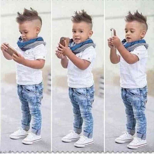 kids clothing sets baby boys short sleeve t shirt scarf trousers clothes outfits teenager infant casual, White
kids clothing sets baby boys short sleeve t shirt scarf trousers clothes outfits teenager infant casual, White