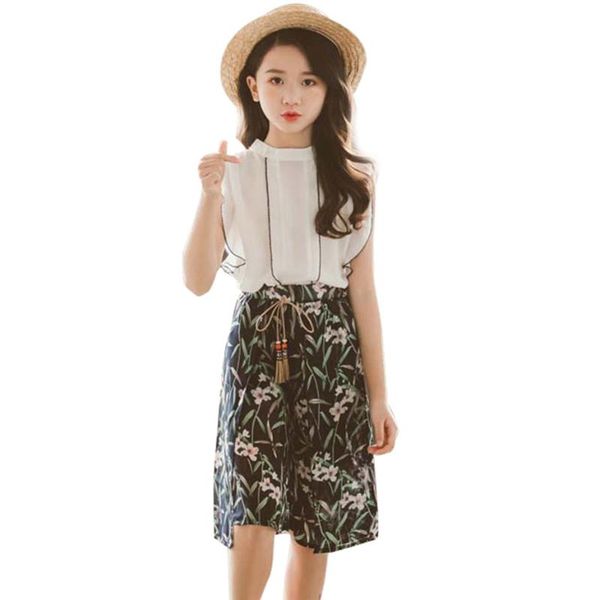 clothing sets girls clothes set solid vest + floral skirt 2pcs summer teenage children 6 8 10 12 13 14 year, White
clothing sets girls clothes set solid vest + floral skirt 2pcs summer teenage children 6 8 10 12 13 14 year, White
