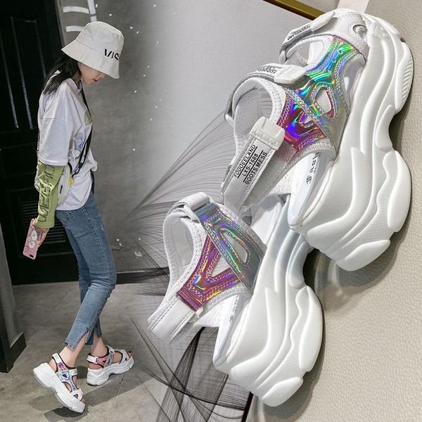 dress shoes korean fashion thick bottom women sandals modern high heel platform outdoor sports walking beach vocation ladies summer, Black
dress shoes korean fashion thick bottom women sandals modern high heel platform outdoor sports walking beach vocation ladies summer, Black
