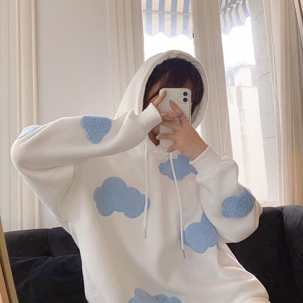 female casual hoodies sweatshirt women winter 2021 fashion clouds pullover women plus velvet warm long sleeve kawaii korean, Black
female casual hoodies sweatshirt women winter 2021 fashion clouds pullover women plus velvet warm long sleeve kawaii korean, Black
