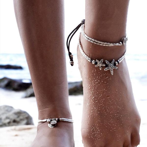anklets summer beads pendant anklet foot chain ankle starfish bracelet charm double beach vintage jewelry, Red;blue
anklets summer beads pendant anklet foot chain ankle starfish bracelet charm double beach vintage jewelry, Red;blue