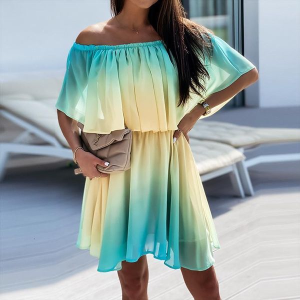summer off shoulder tie dye womens dress print fashion ruffle a line chiffon femme short holiday pink dresses, Black;gray
summer off shoulder tie dye womens dress print fashion ruffle a line chiffon femme short holiday pink dresses, Black;gray