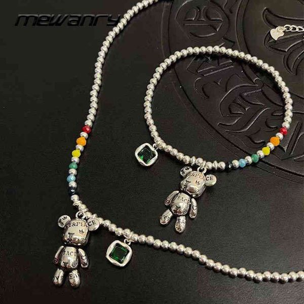mewanry 925 sterling silver necklace bracelet jewelry set new string of beads accessorie green zircon bear pendant party, Golden;silver
mewanry 925 sterling silver necklace bracelet jewelry set new string of beads accessorie green zircon bear pendant party, Golden;silver