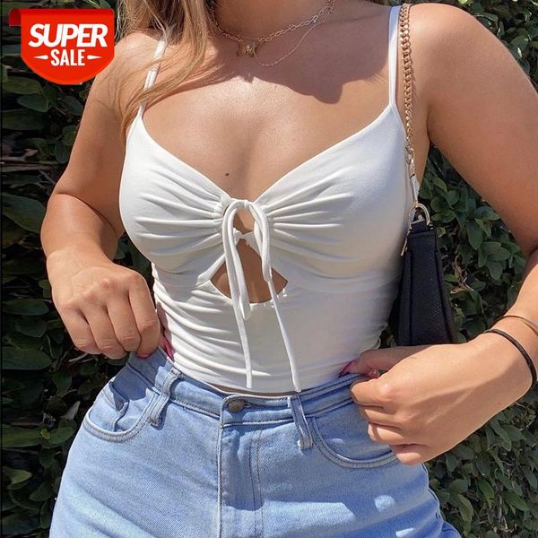 women hollow out lace up camis summer sleeveless solid color slim fit bandage v neck low cut club holiday casual crop #bj3c, White
women hollow out lace up camis summer sleeveless solid color slim fit bandage v neck low cut club holiday casual crop #bj3c, White