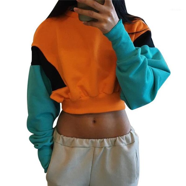 women's hoodies & sweatshirts lucyever fashion patchwork candy color sport women 2021 early spring streetwear woman short jumper female, Black
women's hoodies & sweatshirts lucyever fashion patchwork candy color sport women 2021 early spring streetwear woman short jumper female, Black
