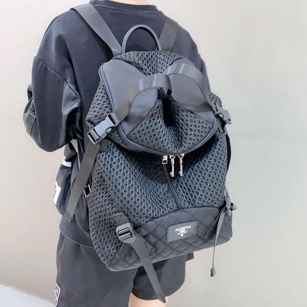 backpack trend neutral backpacks boys 2021 mesh double pull head personalized fashion high-capacity outdoor travel bag
backpack trend neutral backpacks boys 2021 mesh double pull head personalized fashion high-capacity outdoor travel bag
