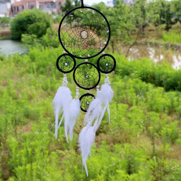 decorative objects & figurines five rings dream catcher wall hanging natural gravel hand feathers home accessories decorations
decorative objects & figurines five rings dream catcher wall hanging natural gravel hand feathers home accessories decorations