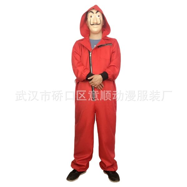2020 halloween costume fourth quarter banknote house clown suit dali bodysuit cosplay suit, Black;red
2020 halloween costume fourth quarter banknote house clown suit dali bodysuit cosplay suit, Black;red