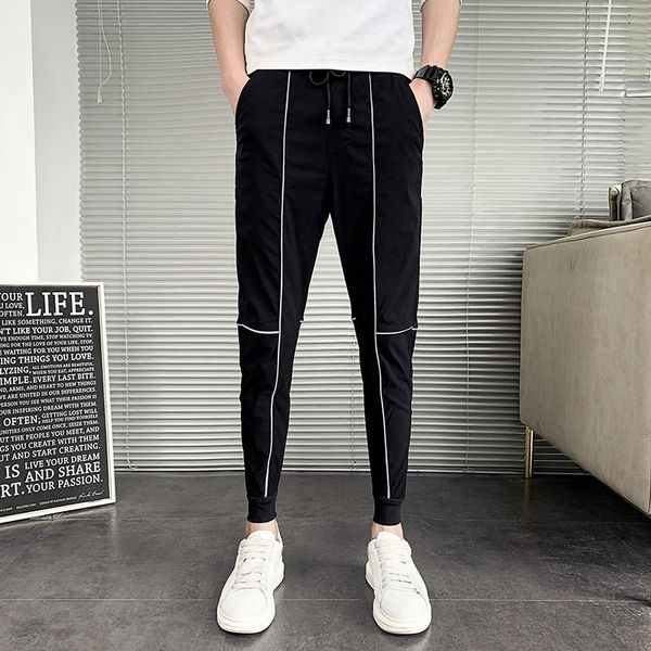 summer casual harem pants men clothing 2021 fashion reflective strip slim fit hip hop stretched joggers trousers streetwear 36 men's, Black
summer casual harem pants men clothing 2021 fashion reflective strip slim fit hip hop stretched joggers trousers streetwear 36 men's, Black