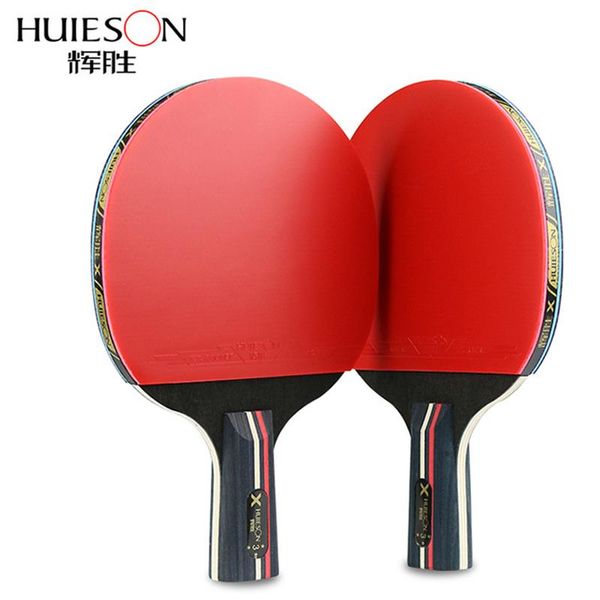 1pair huieson table tennis rackets 3 star professional rubber carbon pingpong racket short long handle training bat raquets
1pair huieson table tennis rackets 3 star professional rubber carbon pingpong racket short long handle training bat raquets
