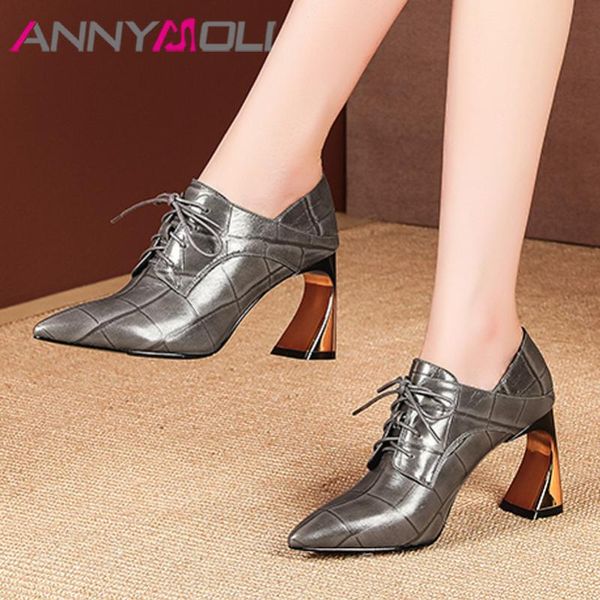 dress shoes annymoli high heels women pumps natural genuine leather strange style heel sheepskin pointed toe female size 39, Black
dress shoes annymoli high heels women pumps natural genuine leather strange style heel sheepskin pointed toe female size 39, Black