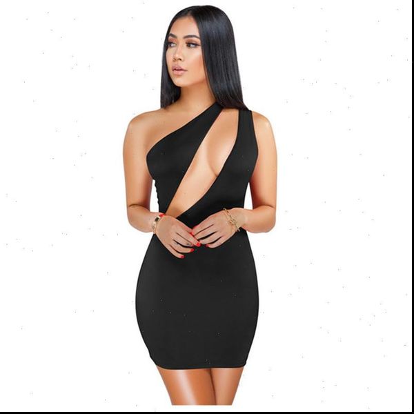 women dress summer one shoulder hollow out package hip bodycon party black white night club slim vestidos, Black;gray
women dress summer one shoulder hollow out package hip bodycon party black white night club slim vestidos, Black;gray