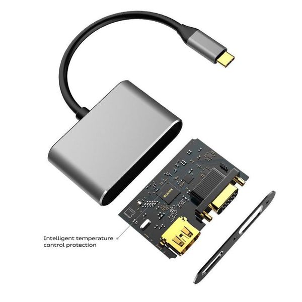 video cables & connectors type-c to vga data transmission display support usb 3.1 converter tv 4k audio terminal multifunction for pc a
video cables & connectors type-c to vga data transmission display support usb 3.1 converter tv 4k audio terminal multifunction for pc a