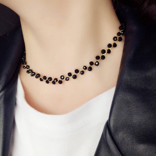 all match korean black white simulated pearl short chain necklace golden statement shopping party accessory pendant necklaces, Silver
all match korean black white simulated pearl short chain necklace golden statement shopping party accessory pendant necklaces, Silver