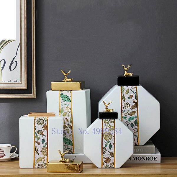vases ceramics vase chinese style golden deer with cover storage jar modern home decoration flower arrangement gold
vases ceramics vase chinese style golden deer with cover storage jar modern home decoration flower arrangement gold