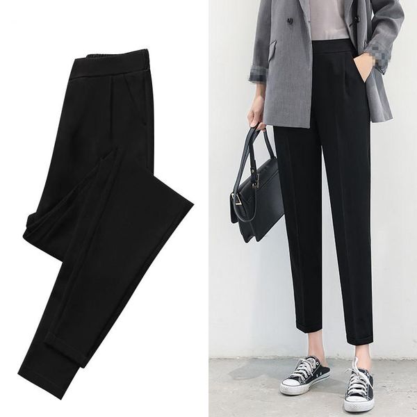 women's pants & capris women harem summer elastic waist plus size office chiffon capri pencil black work for high trousers thin, Black;white
women's pants & capris women harem summer elastic waist plus size office chiffon capri pencil black work for high trousers thin, Black;white