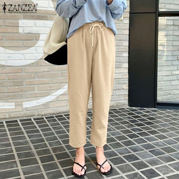 women's pants & capris summer fashion pencil zanzea solid high waist trousers womens cotton linen long pant casual drawstring trouser p, Black;white
women's pants & capris summer fashion pencil zanzea solid high waist trousers womens cotton linen long pant casual drawstring trouser p, Black;white