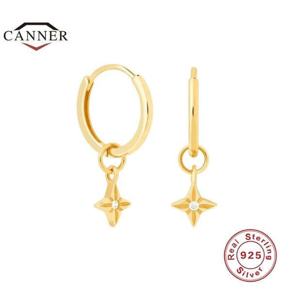 hoop & huggie canner real 925 sterling silver star zircon earrings for women piercing ear buckle fashion earings fine jewelry, Golden;silver
hoop & huggie canner real 925 sterling silver star zircon earrings for women piercing ear buckle fashion earings fine jewelry, Golden;silver