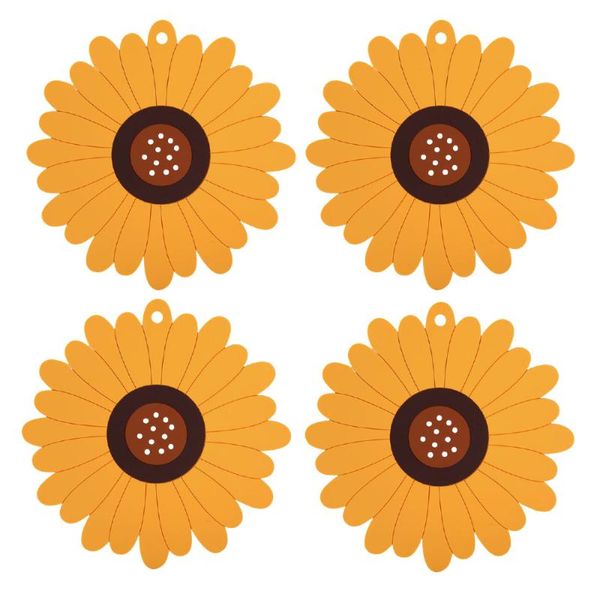 mats & pads hpdear 4 pieces sunflower cup mat silicone rubber , insulated flexible durable non slip
mats & pads hpdear 4 pieces sunflower cup mat silicone rubber , insulated flexible durable non slip