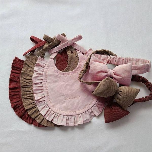 bibs & burp cloths 50le 2pcs baby bib and bow knot headband set solid color ruffles born infant saliva towel elastic stretchy hair
bibs & burp cloths 50le 2pcs baby bib and bow knot headband set solid color ruffles born infant saliva towel elastic stretchy hair