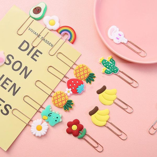5pcs/10pcs kawaii cartoon fruit bookmark student paperclip clip metal office cute stationery
5pcs/10pcs kawaii cartoon fruit bookmark student paperclip clip metal office cute stationery
