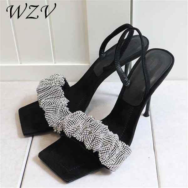 women's sandals fashion crystal high heels 2021 summer party stiletto black women shoes s58
women's sandals fashion crystal high heels 2021 summer party stiletto black women shoes s58