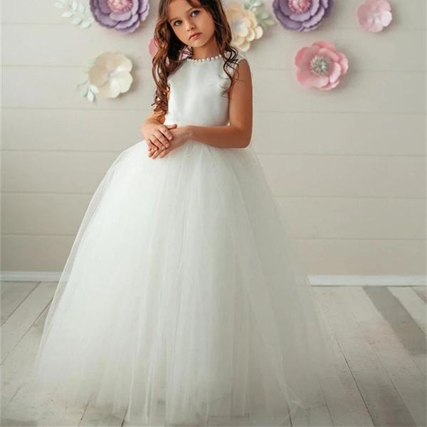 girl's dresses flower girl first communion dress white sleeveless for weddings pearl decoration tulle party little girls pageant, Red;yellow
girl's dresses flower girl first communion dress white sleeveless for weddings pearl decoration tulle party little girls pageant, Red;yellow