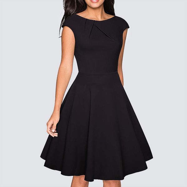 brief style casual wiggle womens dresses a line summer elegant ruched draped party swing black dress vestidos with pleated ha067, Black;gray
brief style casual wiggle womens dresses a line summer elegant ruched draped party swing black dress vestidos with pleated ha067, Black;gray
