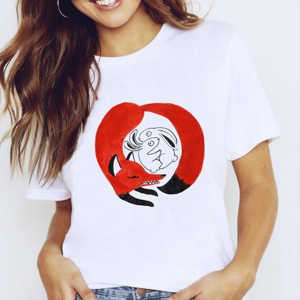 graphic fox trend fashion cute women style cartoon 90s animal clothes clothing tees print female t shirt, White
graphic fox trend fashion cute women style cartoon 90s animal clothes clothing tees print female t shirt, White