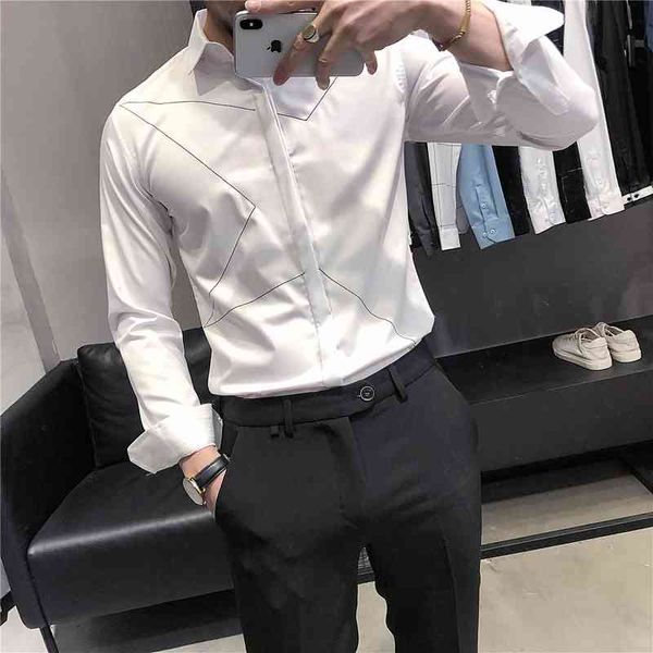 t shirts simple embroidery white for men's clothing 2021 long sleeve thin casual fit tuxedo formal dress 3xl-m o0pm, White;black
t shirts simple embroidery white for men's clothing 2021 long sleeve thin casual fit tuxedo formal dress 3xl-m o0pm, White;black