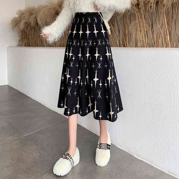 mid-length winter autumn mesh woman white star impression high waist the line harajuru casual style skirt 24qt, Black
mid-length winter autumn mesh woman white star impression high waist the line harajuru casual style skirt 24qt, Black
