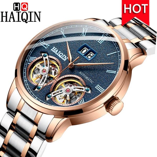 wristwatches haiqin 2021 men's mechanical watches gold automatic watch men waterproof business clock relogio masculino, Slivery;brown
wristwatches haiqin 2021 men's mechanical watches gold automatic watch men waterproof business clock relogio masculino, Slivery;brown