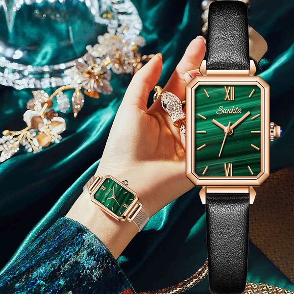 sunkta waterproof quartz women watches luxury ladies watch fashion women clock simple elegant female wristwatch reloj mujer 210517, Slivery;brown
sunkta waterproof quartz women watches luxury ladies watch fashion women clock simple elegant female wristwatch reloj mujer 210517, Slivery;brown