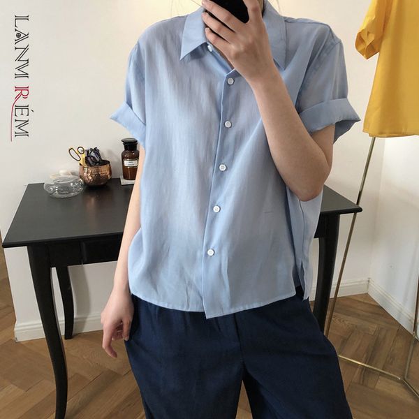 women orange big size blouse lapel short sleeve loose fit lady shirt fashion summer arrivals 2e1848 210507, White
women orange big size blouse lapel short sleeve loose fit lady shirt fashion summer arrivals 2e1848 210507, White