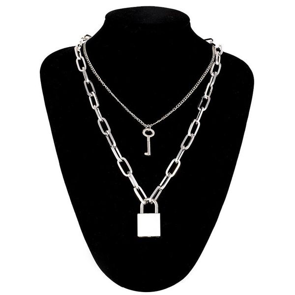 hair accessories lock chain necklace with a padlock pendants women men punk jewelry on the neck 2021 grunge aesthetic egirl eboy
hair accessories lock chain necklace with a padlock pendants women men punk jewelry on the neck 2021 grunge aesthetic egirl eboy
