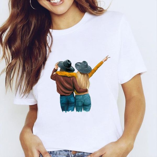 graphic sister friends travel love womens cartoon spring summer clothes clothing tees print female t shirt, White
graphic sister friends travel love womens cartoon spring summer clothes clothing tees print female t shirt, White