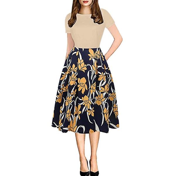 casual dresses 2021 fashion women summer dress vintage patchwork pocket puffy swing print elegant party sundress v*, Black;gray
casual dresses 2021 fashion women summer dress vintage patchwork pocket puffy swing print elegant party sundress v*, Black;gray