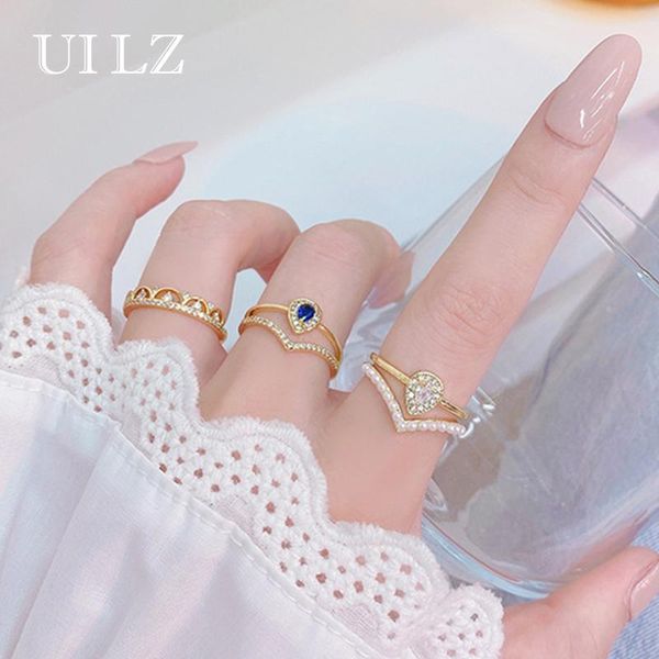 wedding rings uilz korean wave pattern lace for women crystal blue bling zircon femme ring bridal jewelry pendant accessories, Slivery;golden
wedding rings uilz korean wave pattern lace for women crystal blue bling zircon femme ring bridal jewelry pendant accessories, Slivery;golden